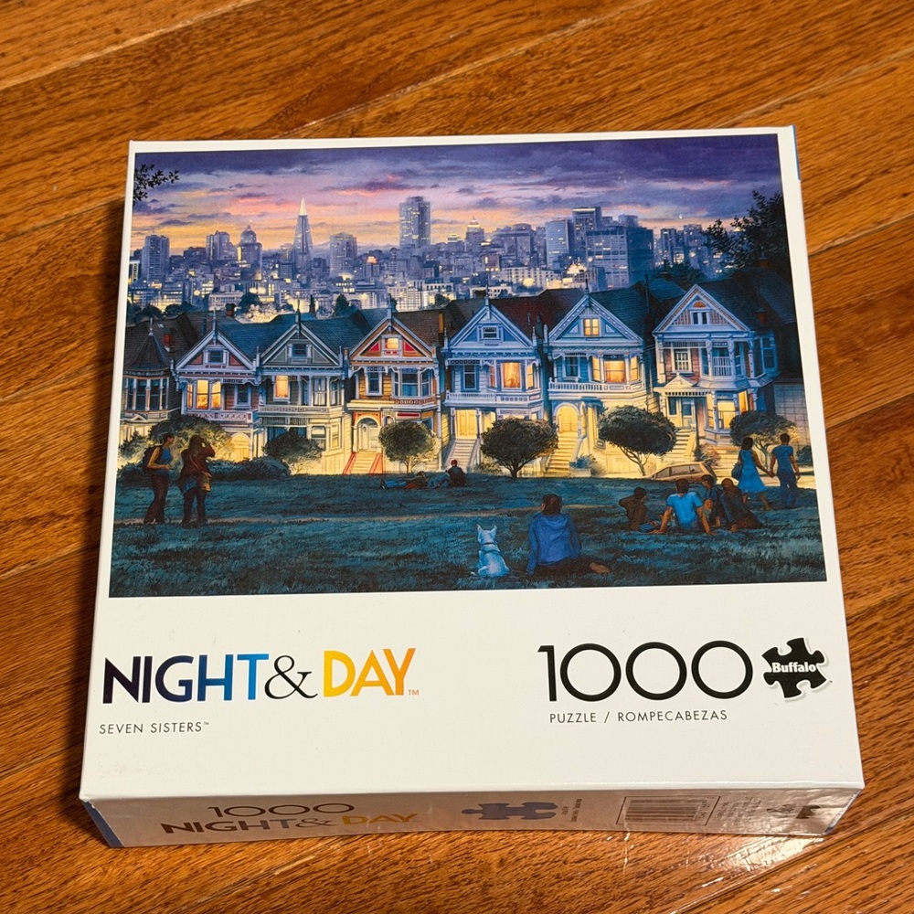 Night & Day 1000-Piece Puzzle - Victorian Cityscape